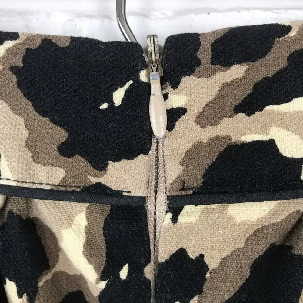 Sea New York Animal Cheetah Leopard Print Skirt Size 4